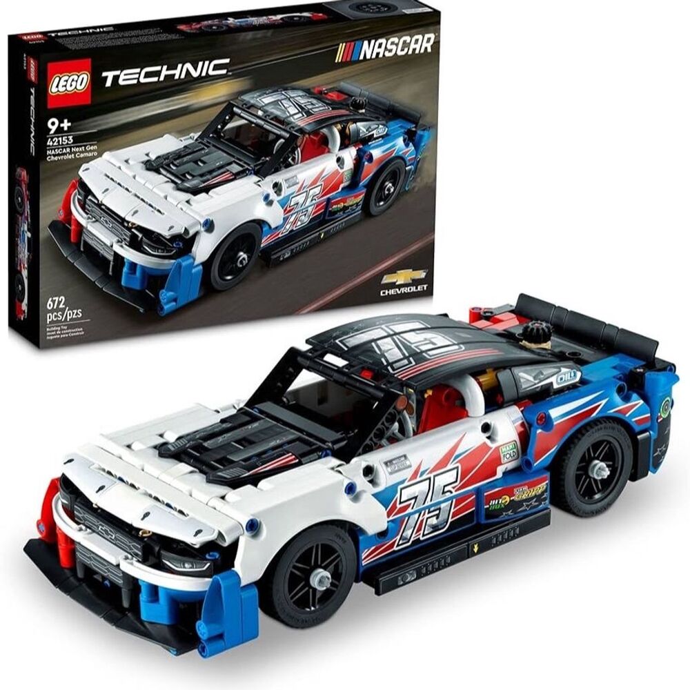 LEGO Technic NASCAR Chevrolet Camaro ZL1 Building Set 672 Pieces 9+